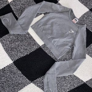 Gymshark Womens long sleeve cropped